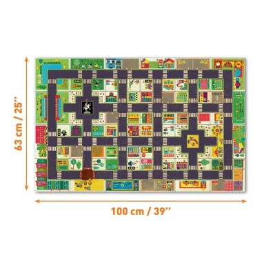 Puzzle Gigante con pista e semafori