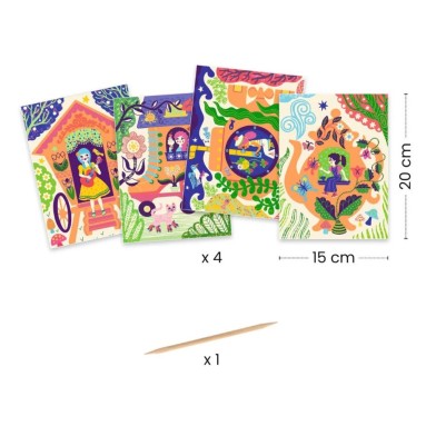 Carte da grattare: Strane case stravaganti