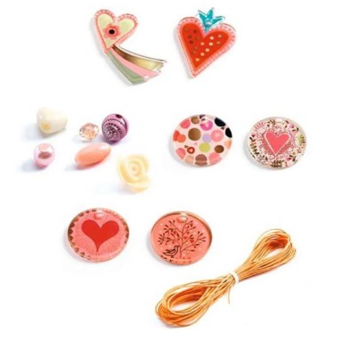 Kit Fantasia di perle e pendenti - Cuori