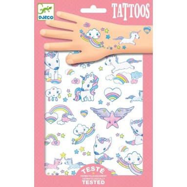 Tatuaggi per bambini: Unicorni 