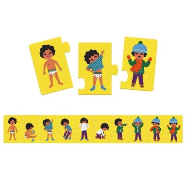 Puzzle per bambini: Mi vesto