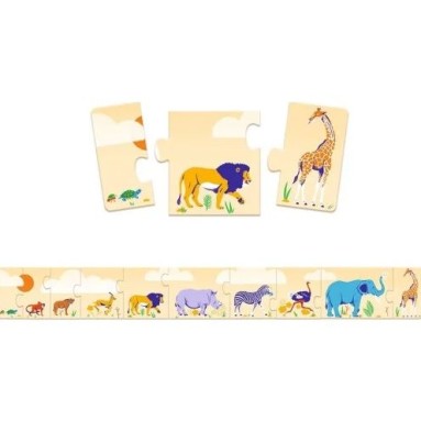 Puzzle dal più piccolo la più grande - Petits et grands