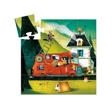 Puzzle per bambini: Il Camion dei Pompieri