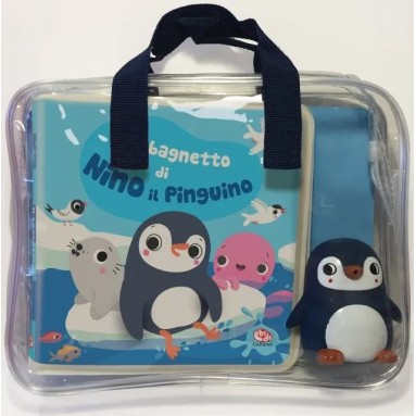 Libro per il bagnetto di Nino il pinguino