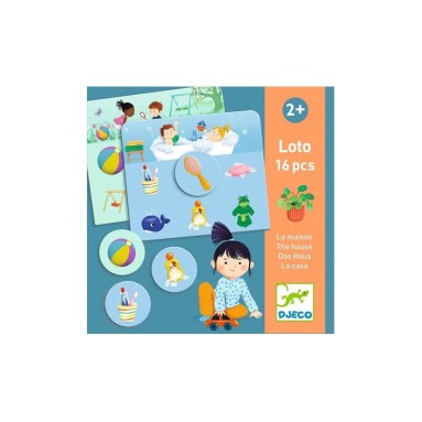 Gioco da tavola per bambini: Loto - la casa