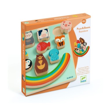 Gioco di equilibrio e assemblaggio: Puzz & Boom. Rainbow
