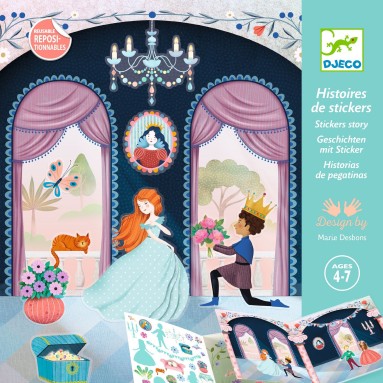 Stickers attacca e stacca riposizionabili: Vita nel castello