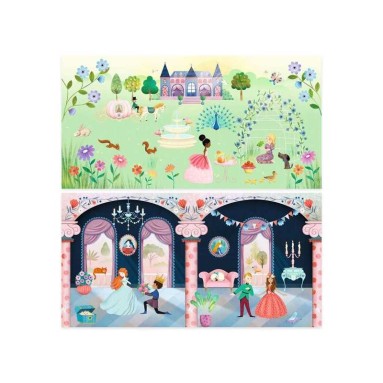 Stickers attacca e stacca riposizionabili: Vita nel castello